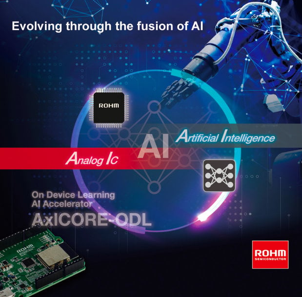 ROHM Develops Ultra-Low-Power On-Device Learning Edge AI Chip